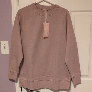 NWT s.S Parasuco Maternity Crewneck Sweatshirt - Mauve Pink